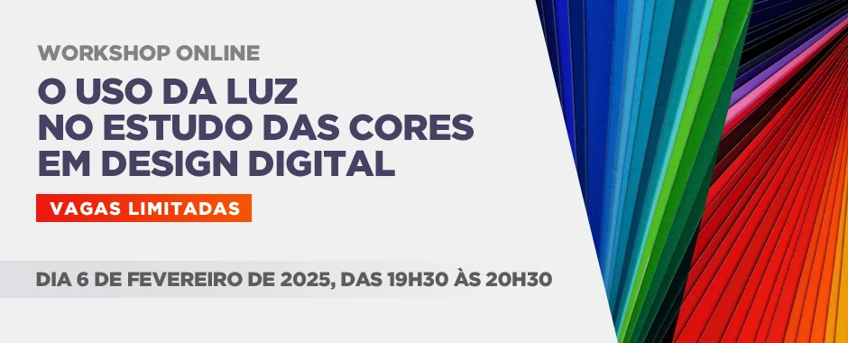 Workshop: O uso da luz no estudo das cores em Design Digital