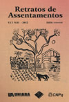 Revista Retratos de Assentamentos Volume 15, Número 1, 2012