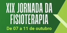 Banner de divulgao da XIX Jornada da Fisioterapia