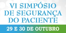 Banner de divulgao do VI Simpsio de Segurana do Paciente