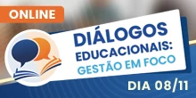 Banner de divulgao do evento Dilogos Educacionais
