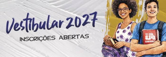 Banner de divulga��o do Vestibular 2027