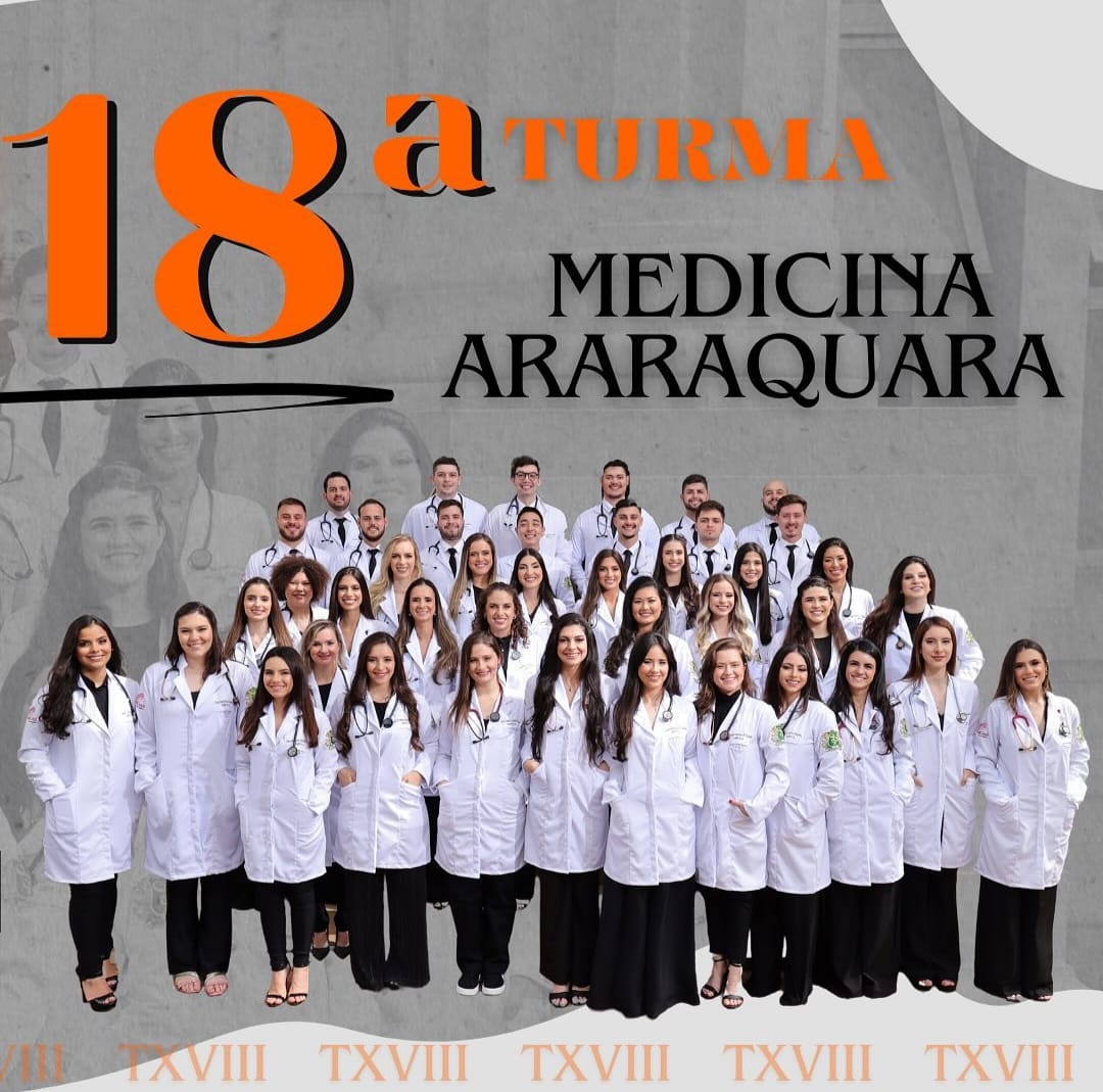 Décima oitava turma de medicina formada pela Uniara